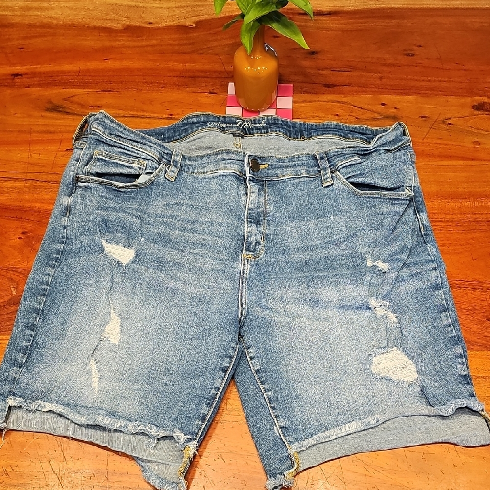 Universal Thread Blue Distressed Jean Shorts